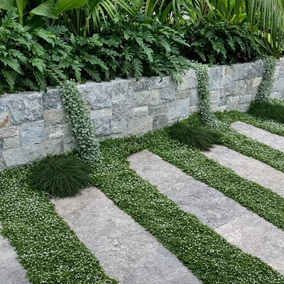 Stone retaining wall Melbourne